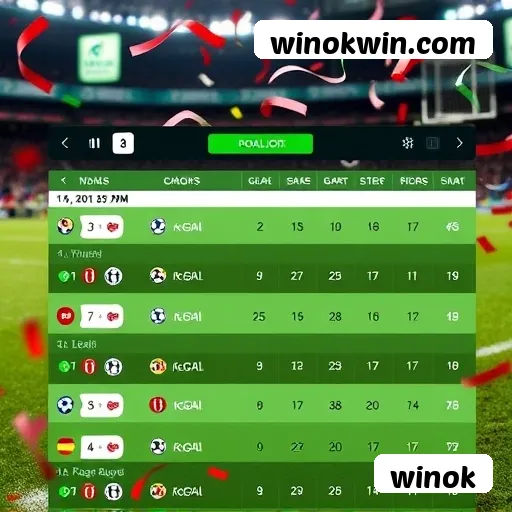 Aplicativo móvel winok para iOS e Android